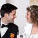 Image for article titled Wedding Couple Grateful To Be Surrounded By Loved Ones Quietly Criticizing Everything About Event